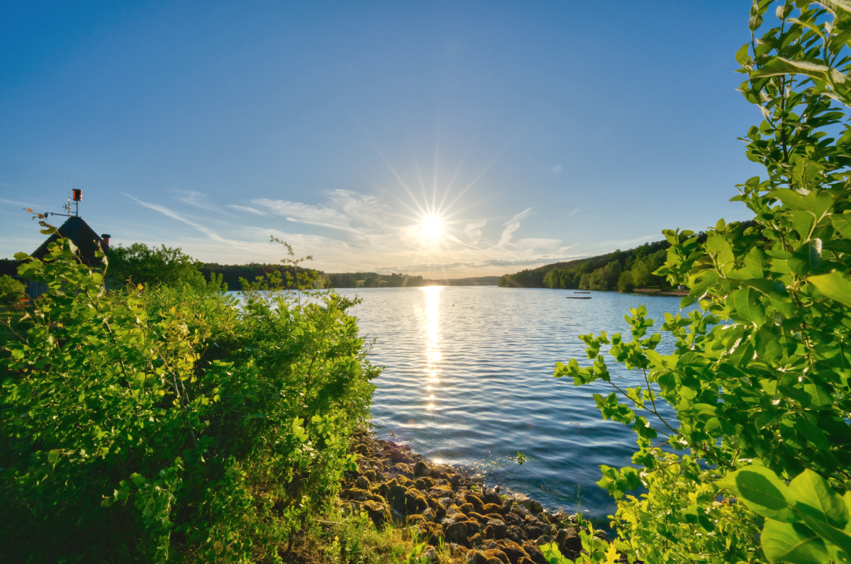 Sonnenaufgang am Brombachsee